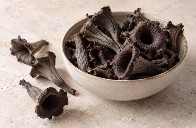 Trompetas de la muerte para cocinar