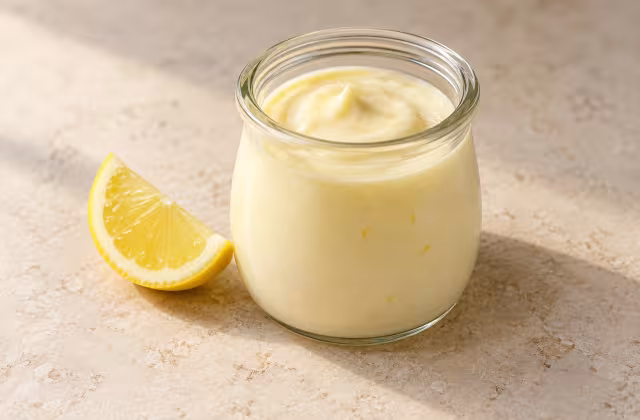Yogur de limón para cocinar