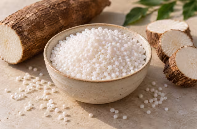 Tapioca on a kitchen surface without packaging