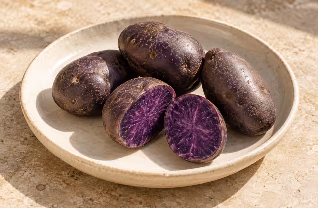 Patata morada como ingrediente