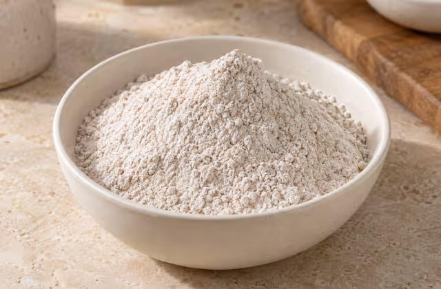 Harina de centeno blanca como ingrediente