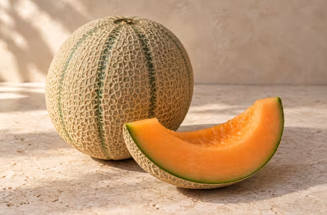 Melón cantalupo como ingrediente