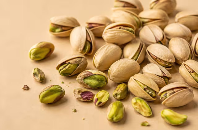 A green nut with toasted flavour and crisp texture.