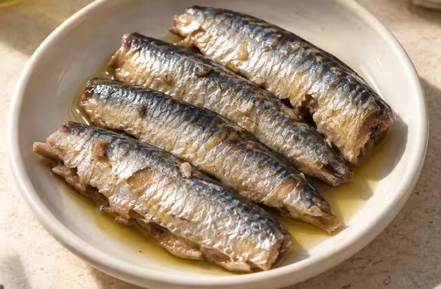 Sardinas en aceite presentado como ingrediente