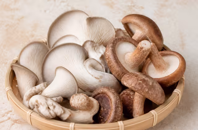 Mixed mushrooms as an ingredient