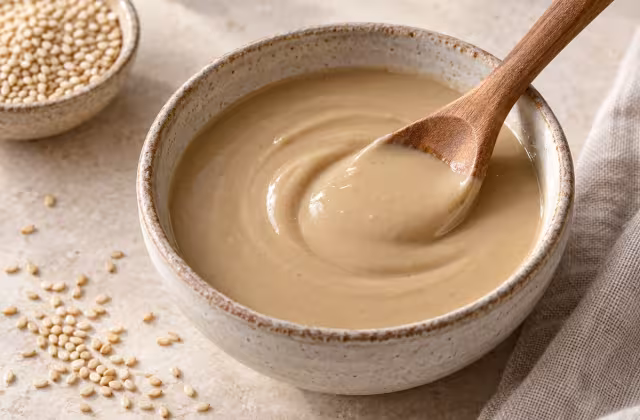 Tahini, detalle del ingrediente
