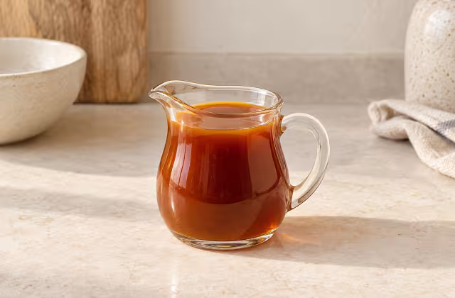Caramelo líquido como ingrediente de cocina