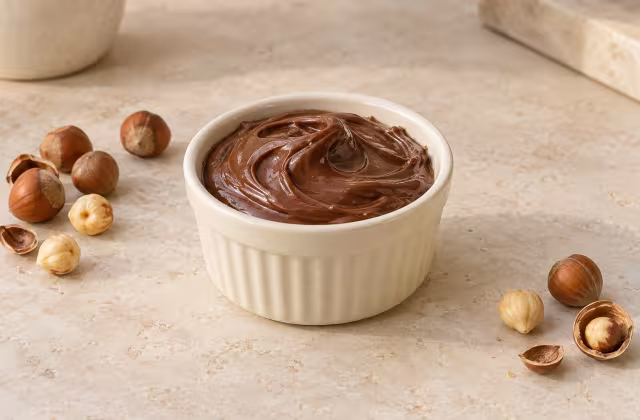 Crema de cacao vegana como ingrediente de cocina